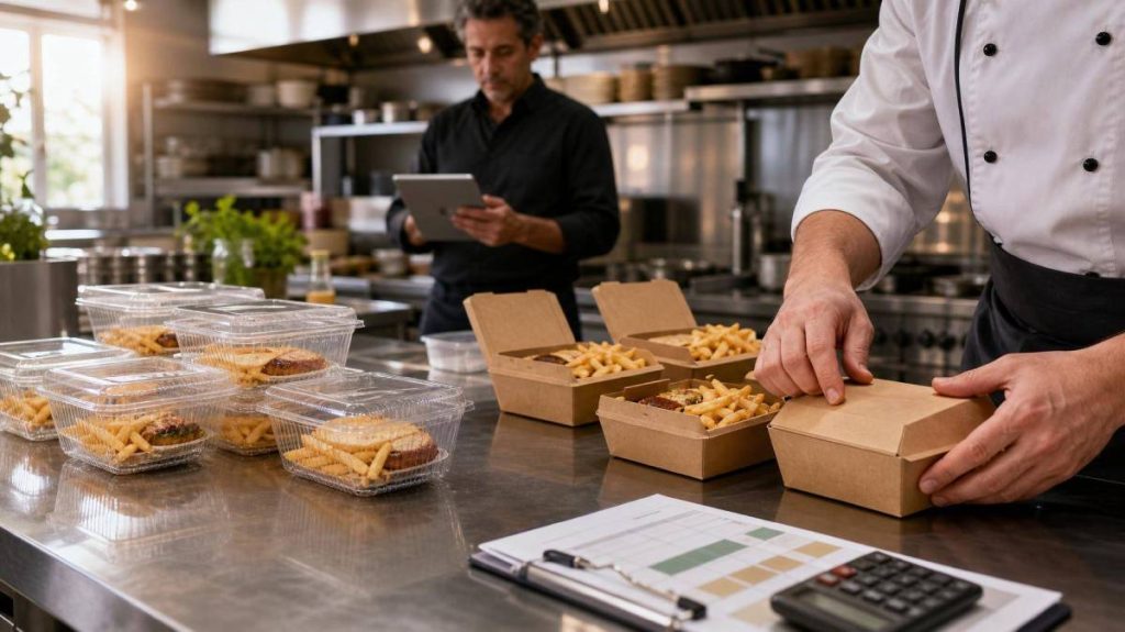 Qual a margem de lucro do restaurante ao trocar plástico por Bio Paper?
